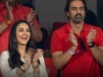 Fans relish Preity Zinta and Arjun Rampal's nostalgic reunion during IPL clash. 