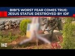 IDF Soldier’s Sledgehammer Attack on Jesus Statue Ignites Christian Fears Amid Hezbollah Attack?