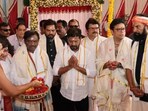 కాళేశ్వరం ఆలయ అభివృద్ధి పనులకు భూమిపూజ