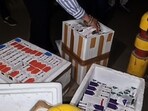 Officials said the CEO failed to produce any valid licence for stocking or sale. (HT Photo)