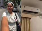 A Bengaluru woman spent Sunday in a hotel with AC, saying it felt better than staying home.