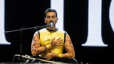 Rishab Rikhiram Sharma performed in Delhi on Sunday Rishab Rikhiram Sharma performed in Delhi on Sunday
