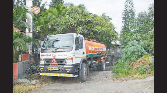 The tanker, which was reportedly taking a turn towards NIBM Road at high speed, collided with multiple vehicles. (REPRESENTATIVE PIC)