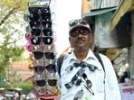 Citizen Shaan is a street hawker of eyeglasses. (HT Photo)