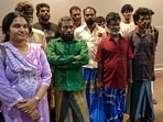 Detained fishermen return to Chennai after being released from Sri Lanka. 