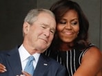 Bush has previously said that people find it unusual when individuals from different political backgrounds genuinely get along. Bush has previously said that people find it unusual when individuals from different political backgrounds genuinely get along.