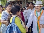 Murshidabad: Congress leader Adhir Ranjan Chowdhury campaigns ahead of state assembly elections in Murshidabad district (PTI FILE)