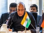 Defence Minister Rajnath Singh addresses German parliamentarians, calling for enhanced India-Germany defence industrial partnerships and inviting German industry to co-create, co-develop and co-innovate, in Berlin.