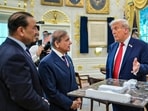 US President Donald Trump during a meeting with Pakistan Prime Minister Shehbaz Sharif and Field Marshal Asim Munir at the White House. US President Donald Trump during a meeting with Pakistan Prime Minister Shehbaz Sharif and Field Marshal Asim Munir at the White House.
