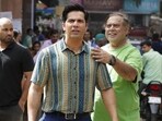 Varun Dhawan with his father, filmmaker David Dhawan.