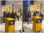 Videos purportedly of the clash showed those involved in the altercation pulling out kirpans.
Videos purportedly of the clash showed those involved in the altercation pulling out kirpans.