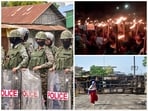 The death of two children in a suspected rocket attack is behind the latest unrest in Manipur
