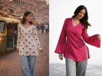 5 V-neck kurtis that transition seamlessly from office to after-hours(Pinterest)