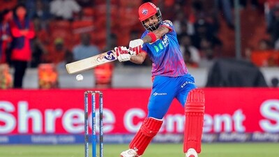 KL Rahul scored a fluent 37 off 23 balls, playing a composed knock with a few crisp boundaries, but departed when the pressure was mounting. (ANI Pic Service) KL Rahul scored a fluent 37 off 23 balls, playing a composed knock with a few crisp boundaries, but departed when the pressure was mounting. (ANI Pic Service)