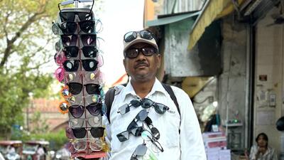 Citizen Shaan is a street hawker of eyeglasses. (HT Photo) Citizen Shaan is a street hawker of eyeglasses. (HT Photo)