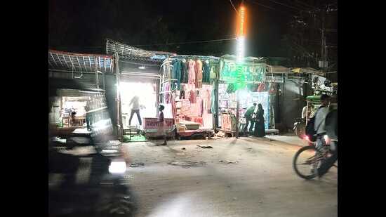 Vishwamitra market in Bettiah (HT Photo)
