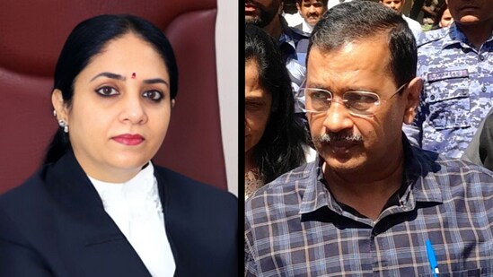 జస్టిస్ స్వర్న కాంత శర్మ వర్సెస్ కేజ్రీవాల్! (Photos: delhihighcourt.nic.in, HT File)