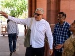 New Delhi, Apr 16 (ANI): TMC MP Derek O'Brien at the Parliament premises during the special Budget Session (2026-27) of Parliament, in New Delhi on Thursday. (ANI Photo/Jitender Gupta)