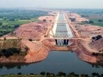 The Kaleshwaram lift irrigation project on the Godavari river was built in 2019. (HT file photo)