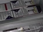 The seized fake Mounjaro injections. (HT)