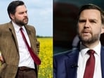 The post included a four-panel image showing JD Vance stylised as Mr Bean. 