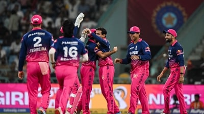 The Rajasthan Royals bowlers struck at regular intervals, never allowing Lucknow Super Giants to settle in the chase, eventually bowling them out for just 119 and sealing a comfortable win. (ANI Pic Service)