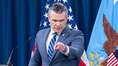 Defense Secretary Pete Hegseth at the Pentagon, Thursday, April 16. (AP) Defense Secretary Pete Hegseth at the Pentagon, Thursday, April 16. (AP)