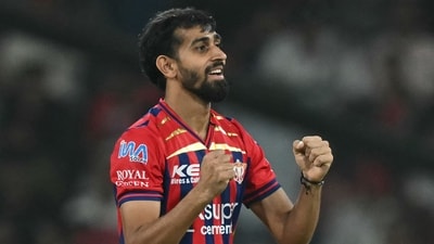 Prince Yadav also claimed a couple of wickets to grab the Purple Cap. Howevever, his efffort went in vain as LSG lost the match. (AFP)