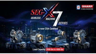 With over 30 years in the vertical transportation industry, Sharp Engineers marks a milestone by producing the SEG-X7 series, enhancing India's global manufacturing reputation. (Sharp Engineers) With over 30 years in the vertical transportation industry, Sharp Engineers marks a milestone by producing the SEG-X7 series, enhancing India's global manufacturing reputation. (Sharp Engineers)