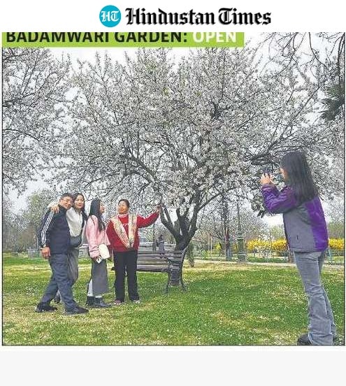 Badamwari garden was among the first tourist spots to reopen after Pahalgam attack. Badamwari garden was among the first tourist spots to reopen after Pahalgam attack.