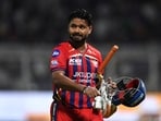 Rishabh Pant was dismissed for a three-ball duck on Wednesday.