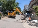 During a five-day demolition drive that concluded on Wednesday. (HT Photo)