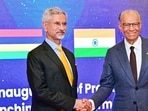 External affairs minister S. Jaishankar and Mauritius Prime Minister Navinchandra Ramgoolam discussed ways to bolster cooperation across a range of areas. (@DrSJaishankar)