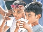 IMD has issued a yellow alert for a further rise in temperature on Friday and Saturday. (RAJ K RAJ /HT PHOTO)