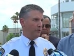 Police said they received reports of gunfire at around 1:22 pm local time in the courtyard food area. Police said they received reports of gunfire at around 1:22 pm local time in the courtyard food area.