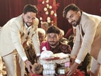 Arun Panwar, a YouTuber from Haryana, was seen accepting a large cash gift during his wedding
