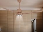 Upgrade to these remote-control ceiling fans with LED lights.