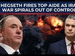 As Iran seizes ships in the Strait of Hormuz and the U.S. blockade falters, Navy Secretary John Phelan abruptly exits and Trump’s war secretary Pete Hegseth fires multiple top generals. As Iran seizes ships in the Strait of Hormuz and the U.S. blockade falters, Navy Secretary John Phelan abruptly exits and Trump’s war secretary Pete Hegseth fires multiple top generals.