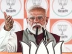 In this screengrab from a video posted on April 23, Prime Minister Narendra Modi is seen addressing a public meeting in West Bengal.