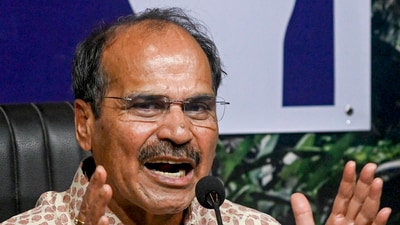 Adhir Ranjan Chowdhury is contesting from Baharampur Lok Sabha constituency in West Bengal. (PTI)