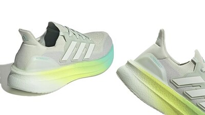 Close up of Adidas Boost sole highlighting textured cushioning designed to absorb impact and return energy for lasting underfoot comfort. Close up of Adidas Boost sole highlighting textured cushioning designed to absorb impact and return energy for lasting underfoot comfort.