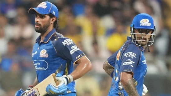 Tilak Varma (37) and Suryakumar Yadav (35) were the only MI batters to reach notable double figures as Mumbai Indians suffered a dramatic collapse at the Wankhede, leaving home fans stunned as the innings unraveled quickly.(AP)