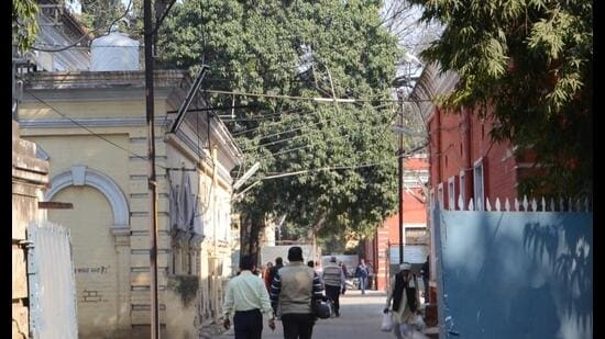 UP Board headquarters in Prayagraj. (For Representation)