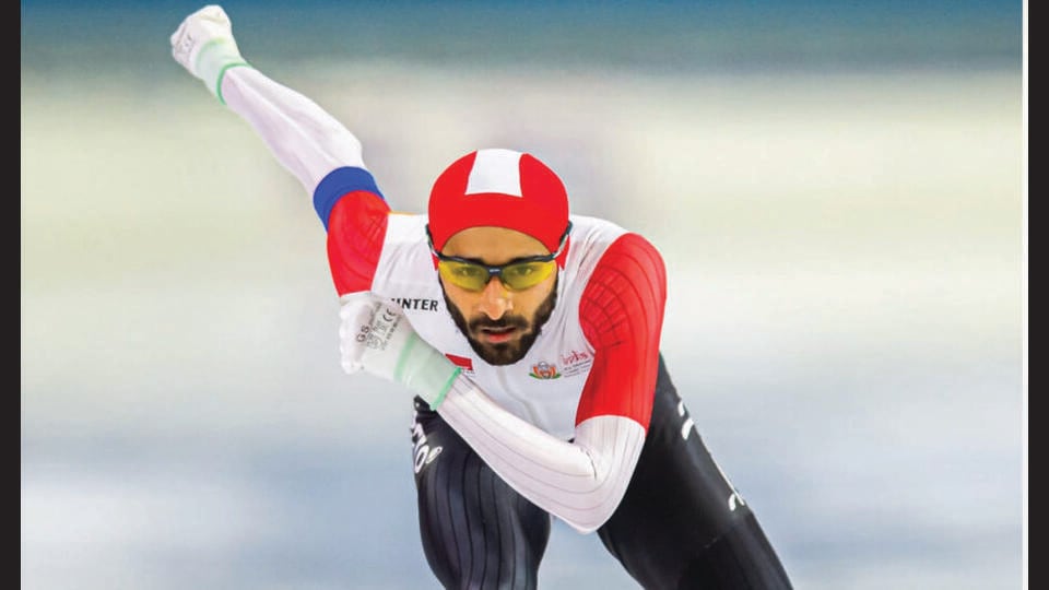 Ice skater Vishwaraj Jadeja has represented India at the Winter World Masters Games and has won eight medals.