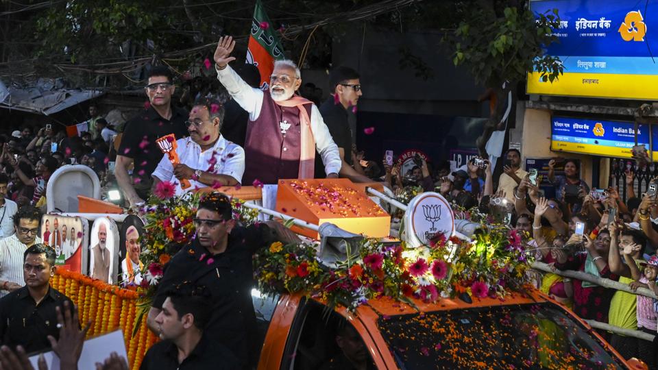 This is the first time Bengal is witnessing minimum violence during an election, Prime Minister Narendra Modi said. (PTI)
