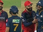 Virat Kohli and Shubman Gill engaged in a friendly banter.