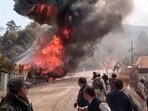 A gunfight reportedly broke out between Tangkhul Naga village volunteers and Kuki armed groups in the early hours of Friday . (Representative photo)