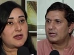 Bansuri Swaraj clashes with Saurabh Bharadwaj.
