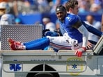 New York Giants wide receiver Malik Nabers pictured.