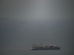 The Jordan flagged cargo ship "Baghdad" sails in Persian Gulf towards Strait of Hormuz in United Arab Emirates, Wednesday, April 22, 2026. Photo for representation (AP Photo)